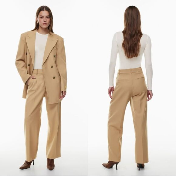 Aritzia Pants - Aritzia Wilfred The Effortless Pant™ - (Re)fined In Gold Camel